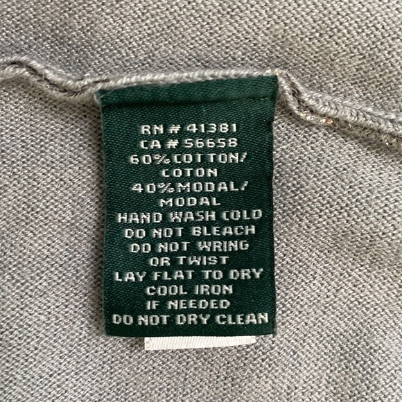 Lauren Ralph Lauren Silver Metallic Sweater Top Dolman Long Sleeve Pull Over - Picture 10 of 16